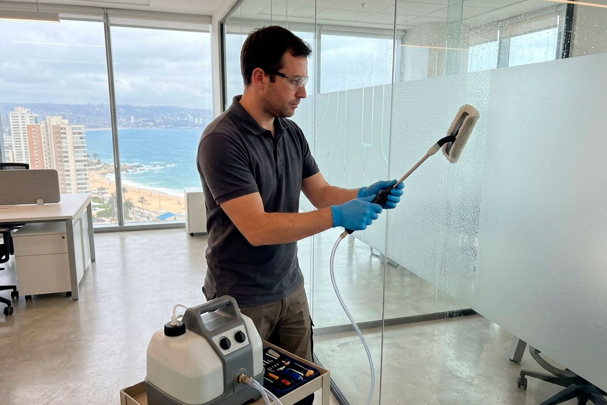 limpieza de vinilos para ventanas con tecnología industrial